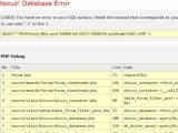 Discuz!DatabaseError（1064）forum_filter_post表limit-1错误的解决办法