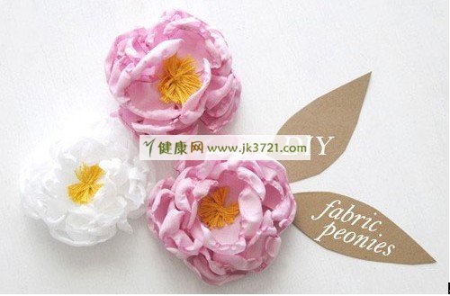 手工艺品DIY：布艺仿真花的做法
